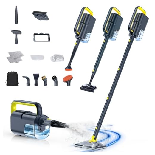 10-in-1 ScrubWiz Steam Mop Cleaner