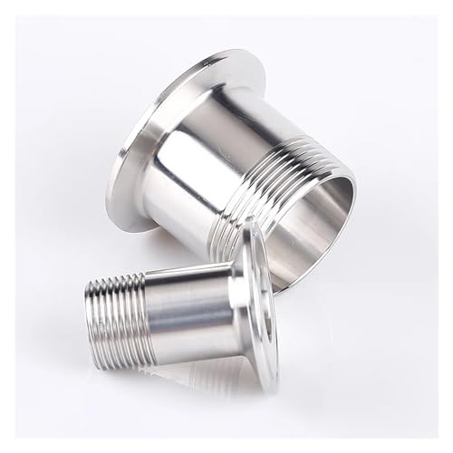 Adaptador DN20 contra fugas en conexiones Tri Clamp de 50,5 mm de acero 304 3