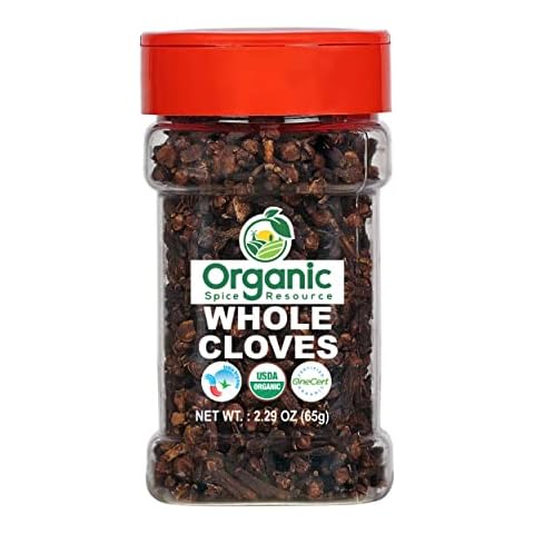 Organic Whole Cloves | 2.29 oz or 65g | USDA Organic Approved | Vegan | Non-GMO, All Natural Blend - 100% Raw and Natural from India, by SHOPOSR Cover