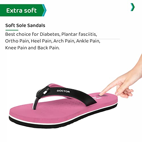 Image of ORTHO JOY Extra soft women's orthopaedic comfort fit slippers for women's daily use