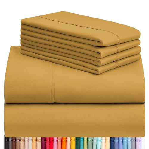 Photo 1 of *****STOCK IMAGE FOR SAMPLE*****
LuxClub 6 PC Queen Sheet Set - Blue