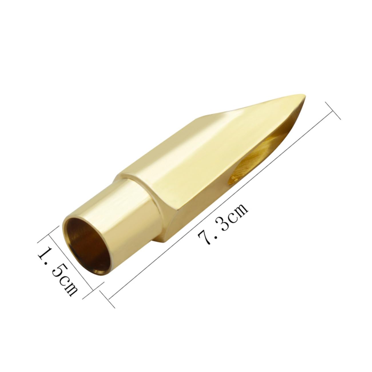 HEMOTON Accessori Per Sassofono - Sassofono Soprano in Metallo Lucidatura Manuale Per Un Suono Ricco E Durevole