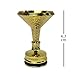 SUNIFA Mini Soccer Champions Trophy Model - 5 Pcs Set Full Metal Solid Material Football League Trophies Models Collectibles Souvenir Desktop Decor Creative Gifts for Fans,B