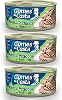 Kit + 3 Atum Em Pedaços Ao Natural Gomes Da Costa 170g(510g)