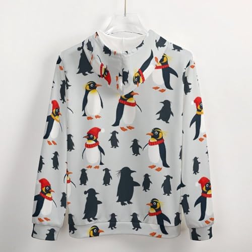 Sudadera con capucha unisex con cremallera y bolsillo miniatura 5