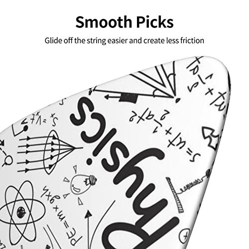Physics Print Lot de 6 médiators pour guitare acoustique, guitare électrique, basse, ukulélé – fins, moyens et épais. - Les Beatles, Paul McCartney, John Lennon, RIngo Starr, George Harrison Physics Print Lot de 6 médiators pour guitare acoustique, guitare électrique, basse, ukulélé – fins, moyens et épais. – Image 8