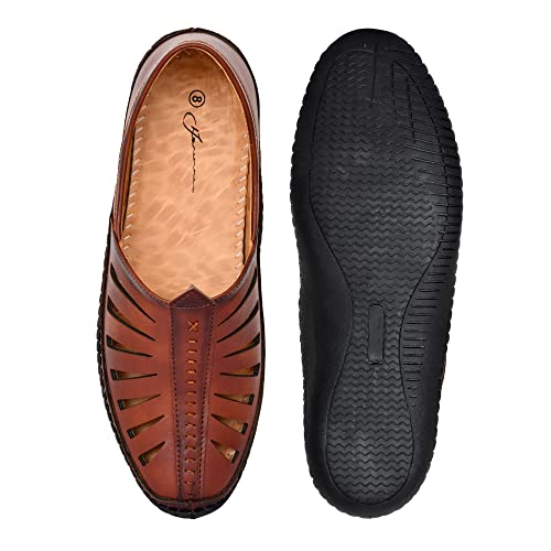 Karaddi-5082-Mens-Loafer-Stylish-Ethnic-Peshawari-Nagra-Mojadi-Sherwani-Sandals-Wedding-Latest-Kolhapuri-Brown-Tan-Black-Shoes-for-Men