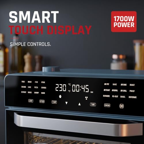 Image of Domestica Elio Pro 24 in 1 Digital Air Fryer Oven & Toaster, 30 L, 1700 W