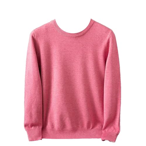 Men's 100% Cashmere Sweater O-Neck Pullovers Knit Large Size Wool Sweater Winter Tops Long Sleeve High-End Jumpers