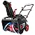 AMERISUN 21-Inch Gas Powered Snow Blower, 212cc Single-Stage Snow Thrower with 180°Adjustable Chute, Lightweight Fordable Snow Removal Machine for Driveways, Sidewalks, and Walkways