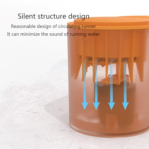 Fuente de agua automática para gatos 1.3 litros miniatura 4