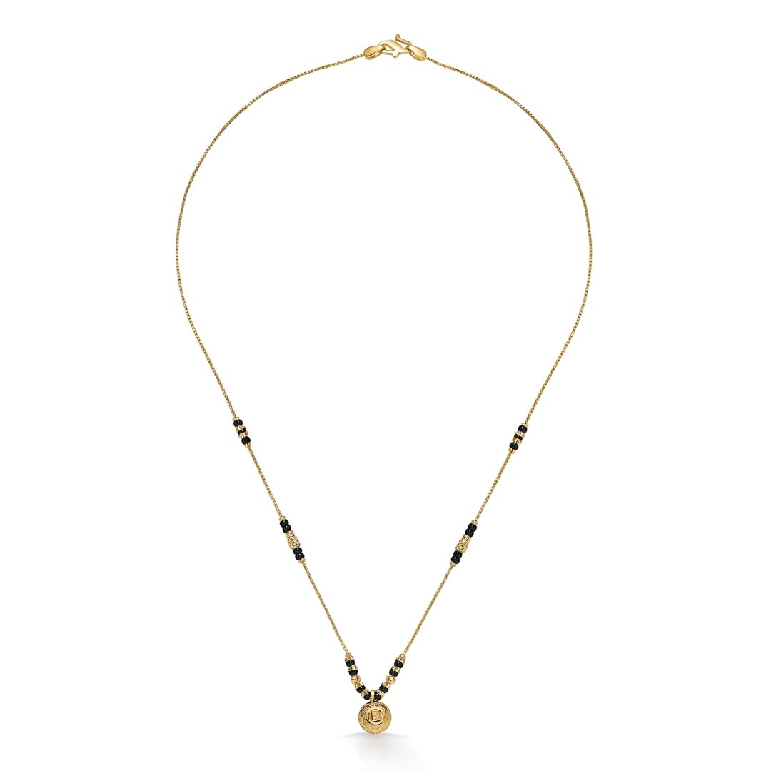 P.N.Gadgil Jewellers 22 Karat (916) BSI Hallmarked Yellow Gold Wati Vedika Wati Mani Mangalsutra For Woman GMAN223-image-28