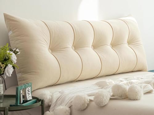 Almohada de lectura Suave, Sofá Cojines de Lectura，120/60/80/150/200/180cm Cabecera Cojín, Cojín Grande de Pared, Respaldo de Cama Almohada Lumbar para Sala de Esta Sillas Dormitorio(A1,60x55cm/23x21i