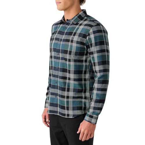 O'NEILL Men's Plaid Stretch Flannel - Long Sleeve Flannel Shirt for Men - Casual Button-Up Shirt2