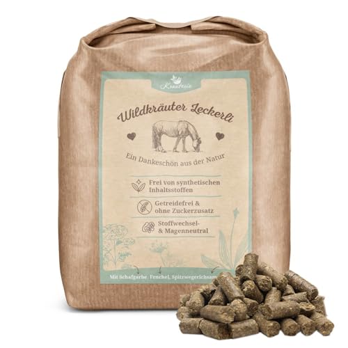 Krauterie Wildkräuter Pferdeleckerlis in Spitzenqualität (1000 g), naturbelassen, Pferde Leckerli fürs tägliche Training und zum Clickern, aus Liebe zu Deinem Pferd Krauterie Wildkräuter Pferdeleckerlis in Spitzenqualität (1000 g), naturbelassen, Pferde Leckerli fürs tägliche Training und zum Clickern, aus Liebe zu Deinem Pferd