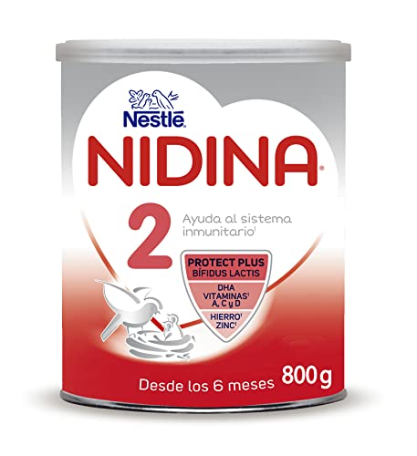 Nestlé Nidina 2 Leche de Continuación en Polvo, Fórmula para Bebés, 6+ Meses, 800g Cover