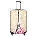 Produktbild Multiple Sizes Travel Suitcase Protector Bamboo Bird Pattern Luggage Cover Elastic Protective Scratch Resistant Luggage Cover With Concealed Zipper Suitcase Protector, Eiffelturm mit Rose, 80