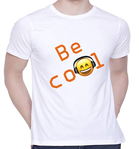 GenericGraphic Printed T-Shirt for Unisex Graphics Tshirt | Casual Half Sleeve Round Neck T-Shirt | 100% Cotton | D00255-25 (White)