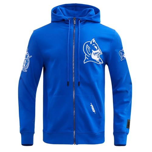 Image of Pro Standard Mens College Classic Chenille Cotton Double Knit Full Zip Hoodie