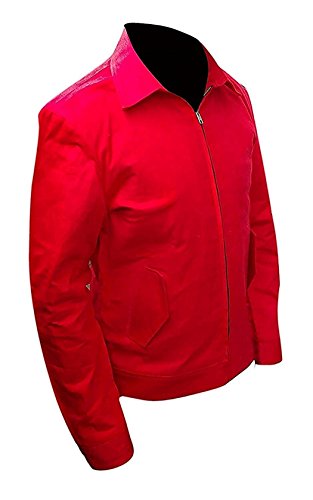 Men's James Dean Rebel Without a Cause Jim Stark Red Cordura Jacket2