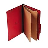 Universal Bright Colored pressboard Classification folders, 2