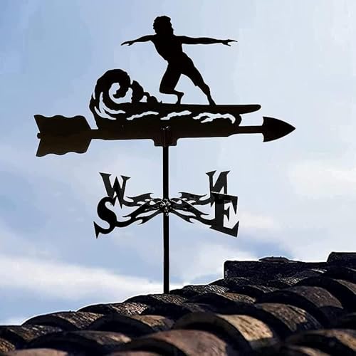 Girouette de surf résistante aux intempéries pour montage de jardin - 5