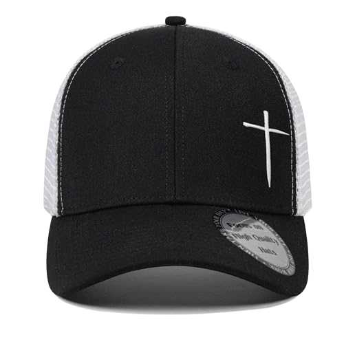 Image of Christian Hats for Men Women,Jesus Cross Hat Christian Religious Gifts for Birthday /Christmas