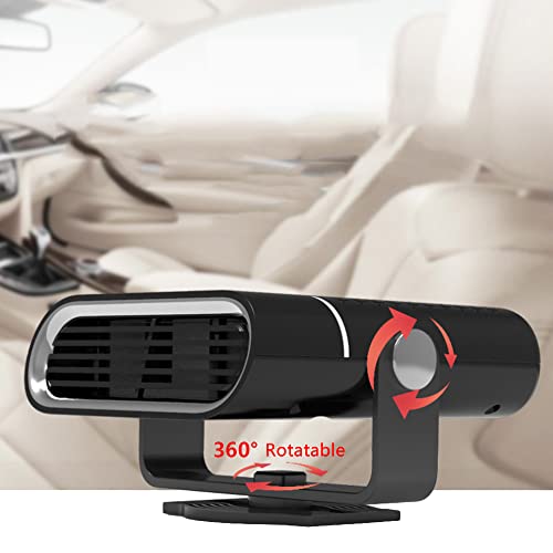 Totmox DB01586_02CS Car Heater Portable Cooling Fan Windshield Defogger And Defroster Adjustable 360° Rotation thumb #6