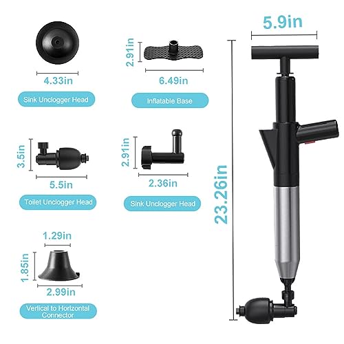 Kit déboucheur de vidange robuste pour toilettes et siphons de sol