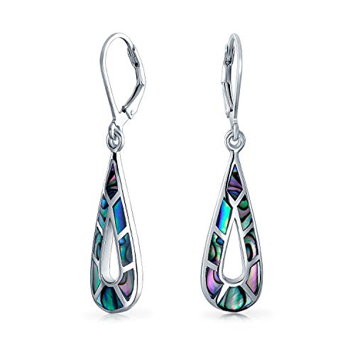 Boucles d'oreilles longue goutte en argent .925 le cadeau bohème idéal pour elle