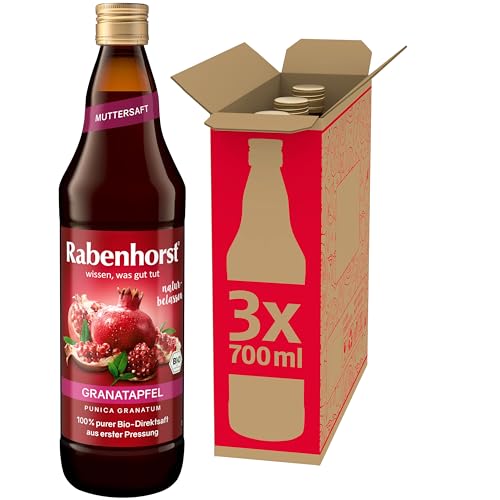 RABENHORST Granatapfel Muttersaft BIO 3er Pack (3 x 700 ml)