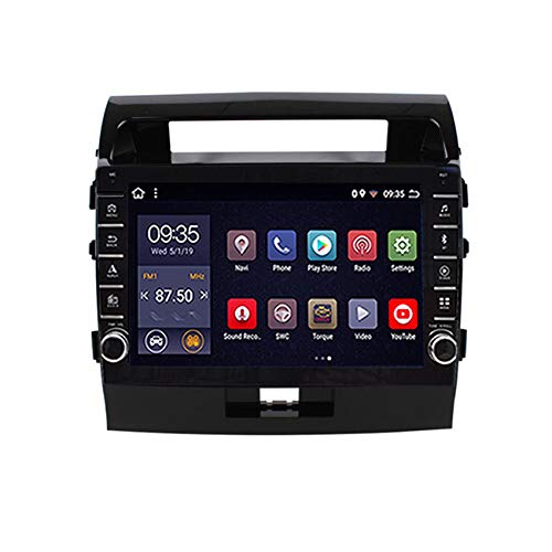 Double Din Auto Stereo für Toyota Land Cruiser 2007-2012 Android GPS Navigation Autoradio 9 Zoll Touchscreen mit WiFi FM USB Bluetooth