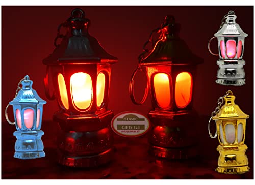 40pcs Mini Flashlights Keychain LED Pocket Ramadan Lantern Keychain Keyring Mini Flashlights Eid Party Favor Gift for Camping Travel - Image 3