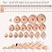 Vollence B Cup 600g Silicone Breast Forms Fake Boobs for Mastectomy Transgender Cosplay - Nude
