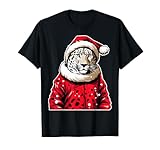 Photo Gallery cheetah wearing santa hat xmas cheetah lover christmas maglietta Photo Gallery cheetah wearing santa hat xmas cheetah lover christmas maglietta