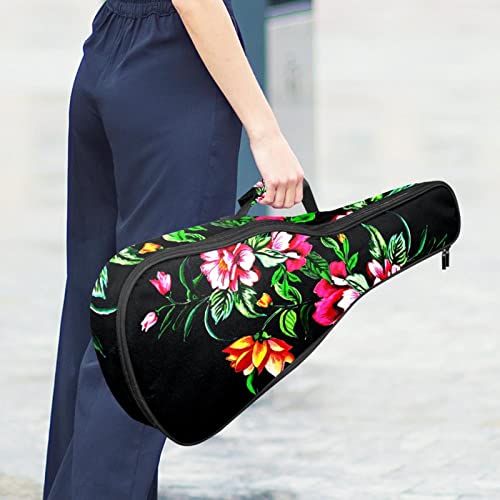 Housse pour ukulélé avec motif floral tropical noir – 10 mm d’épaisseur – Rembourrage en éponge de 53,3 cm – Avec… - Les Beatles, Paul McCartney, John Lennon, RIngo Starr, George Harrison Housse pour ukulélé avec motif floral tropical noir - 10 mm d'épaisseur - Rembourrage en éponge de 53,3 cm - Avec… – Image 7