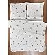 Mixibaby Bettwäsche Bettgarnitur Bettbezug Baumwolle 135x200 155x220 200x200 200x220 Modern, Größe:155 x 220 cm, Design Bettwäsche:Fleur D22