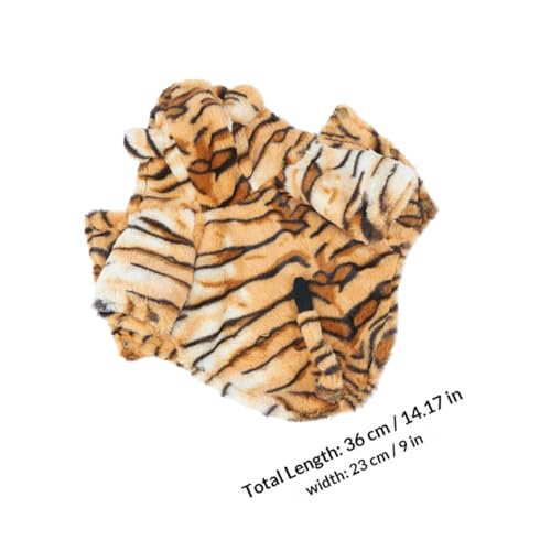 Disfraz para perro con estampado de tigre talla S miniatura 2