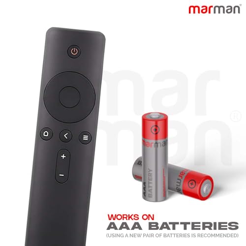 Image of marman Replacement of Mi Tv Remote Control Original Fit to Xiaomi Smart Android LED FHD UHD QLED Redmi Television - Non Voice Command Remote Control