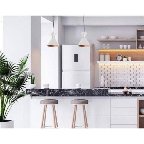 Kit 2 Pendente Luxo (Branco/Cobre)