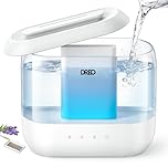 DREO Humidifier for Bedroom Baby, 4L Cool Mist Supersized Humidifiers for Home, 28 dB Quiet Air Humidifier for Room, Oil Diffuser, 36H Runtime, Night Light, Top-Fill, Easy to Clean & Fill, White