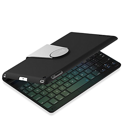JETech Bluetooth Keyboard Case for iPad Mini 1 2 3 (NOT for iPad Mini 4), 360 Degree Rotation, Multi-Angel Stand