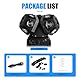 TINHAU 10 * 18W Moving Head Licht RGBW LED Rotation Disco licht Bühnenlicht mit DMX512 und Sound aktiviert Partylicht mit für Party Disco Club Hochzeit
