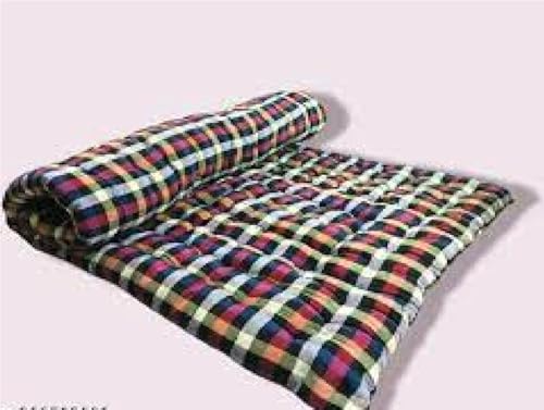 Image of Hb Msala Quality Soft Cotton Multicolour Mattress Quilt Rectangle Type 72x46 Inch 4 Kg Single Bed