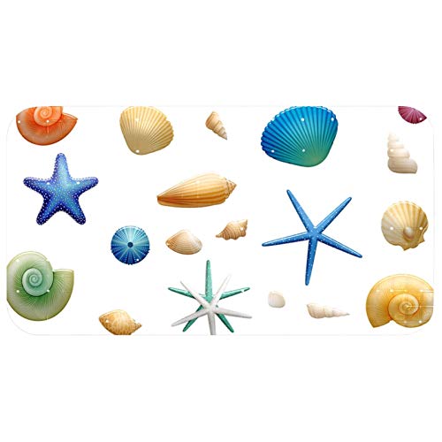 Tapis de bain antidérapant pour bébé ventouses coquillages - 2