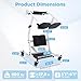 Stand Assist Lift, Upgraded Sit to Stand Patient Transfer Chair for Elderly & Disabled, Patient Transfer Lift for Home Care Use, Adjustable Height and Width, 400 lbs Capacity