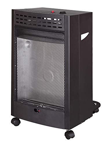 Bastilipo 4200W Bastilipo-EGA-4200-Estufa de Gas de Llama Azul de 4200W-Propano, Butano o Mezclas GLP. Sistema de Seguridad, Negro