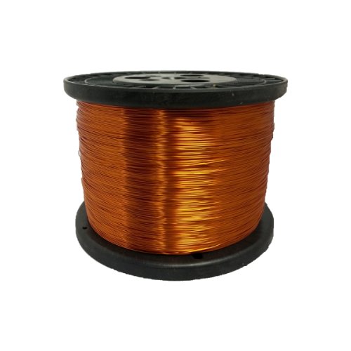 Magnet Wire, Enameled Copper Wire, 26 AWG, 5.0 Lbs, 6271' Length, 0.0176