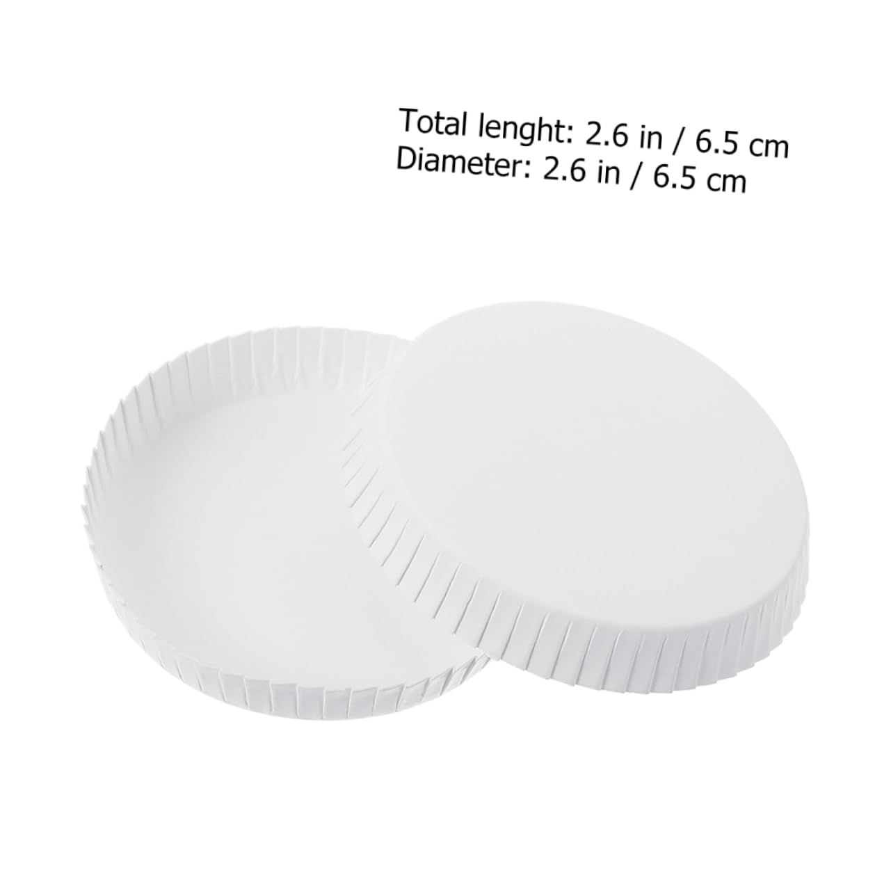 Unomor 100pcs Paper Cup Lids for Hotel Drink Cover Hot Cup Lids Paper Mug Covers Disposable