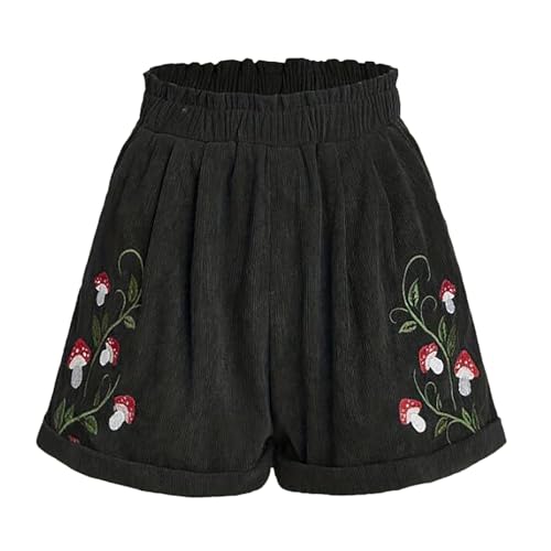 Short en velours brodé WWricotta pour un look décontracté en terrasse